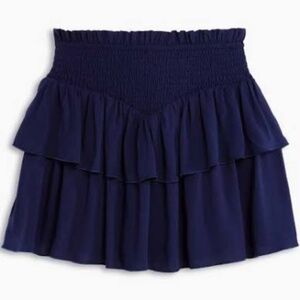 Katie J NYC Brooke Skirt Blue Size Small